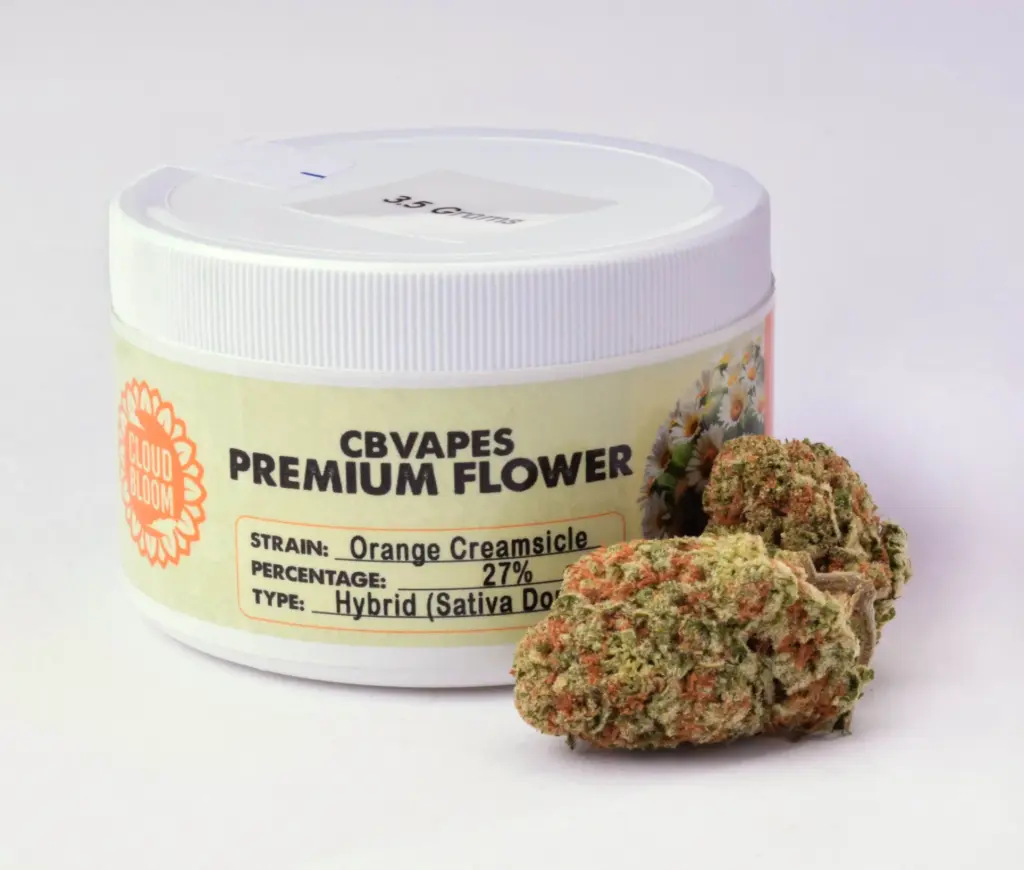 [Flower Fruity 3.5G eighth citrus Sativa Uplifting Hungry Smooth Focus] Orange Creamsicle 3.5 Gram